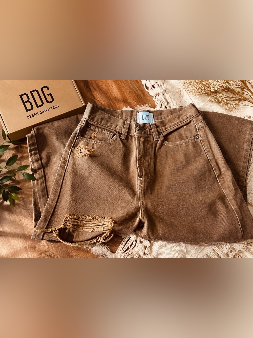 BDG Women’s Urban Outfitters | Distressed Brown Denim Jeans